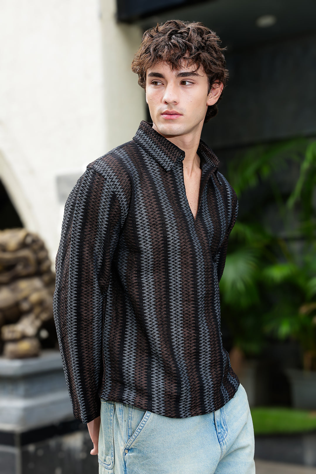 Long Sleeve : Unique Crochet Shirt