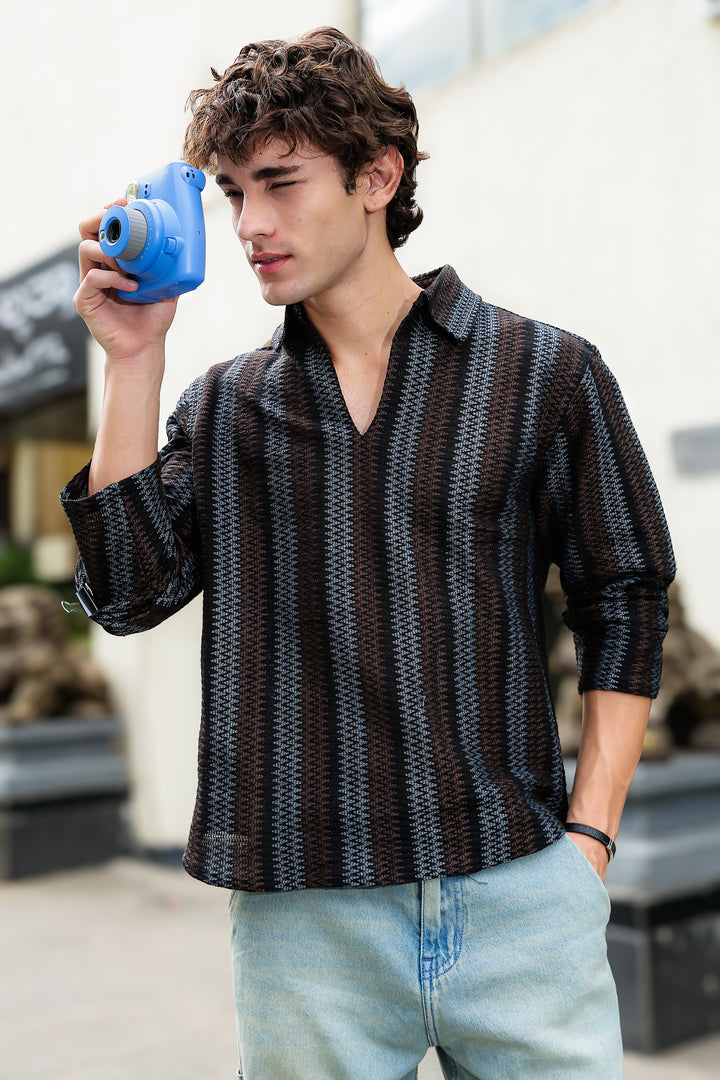 Long Sleeve : Unique Crochet Shirt
