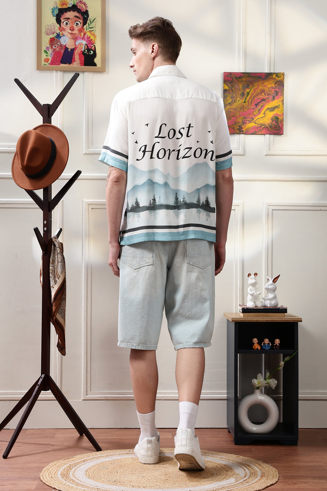Lost Horizon: White Oversized Shirt