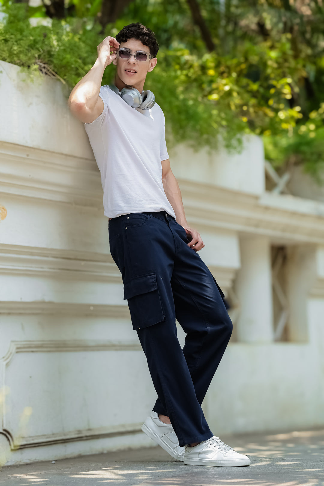 Essentials : Navy Cargo Pants
