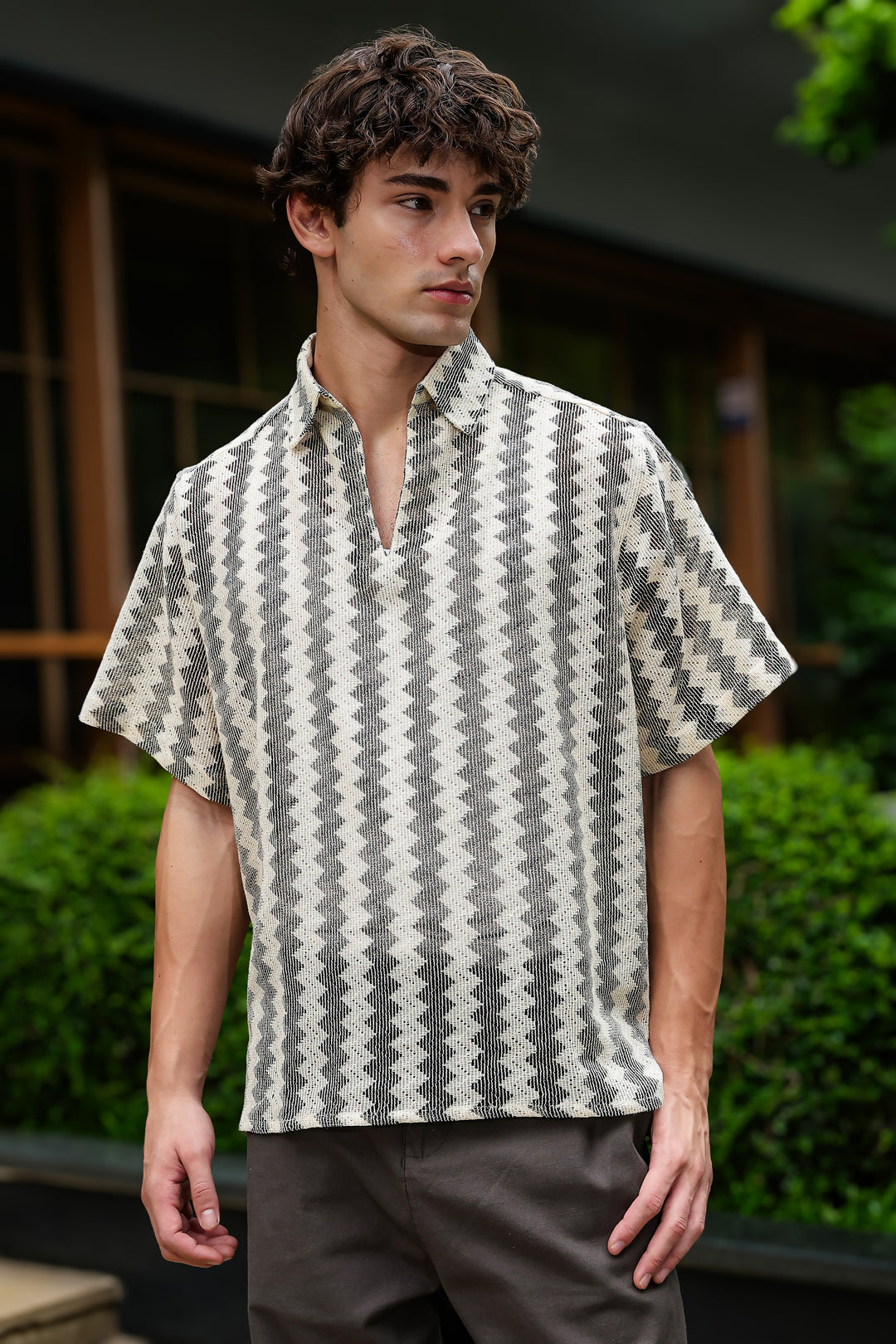 Short Sleeve: Modern Crochet Shirt