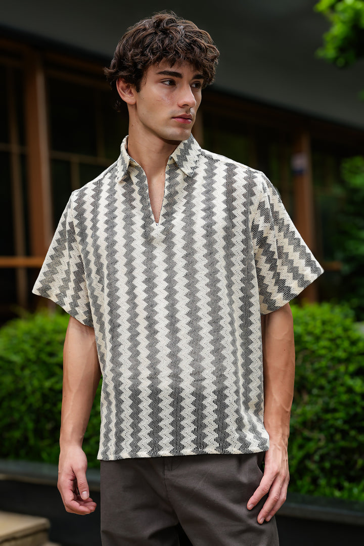 Short Sleeve: Modern Crochet Shirt