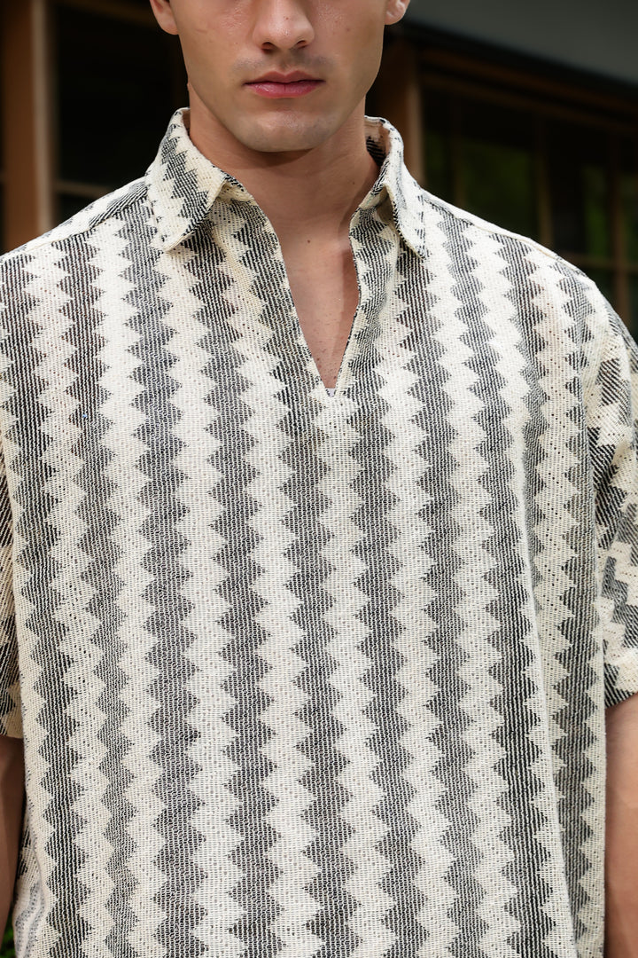 Short Sleeve: Modern Crochet Shirt