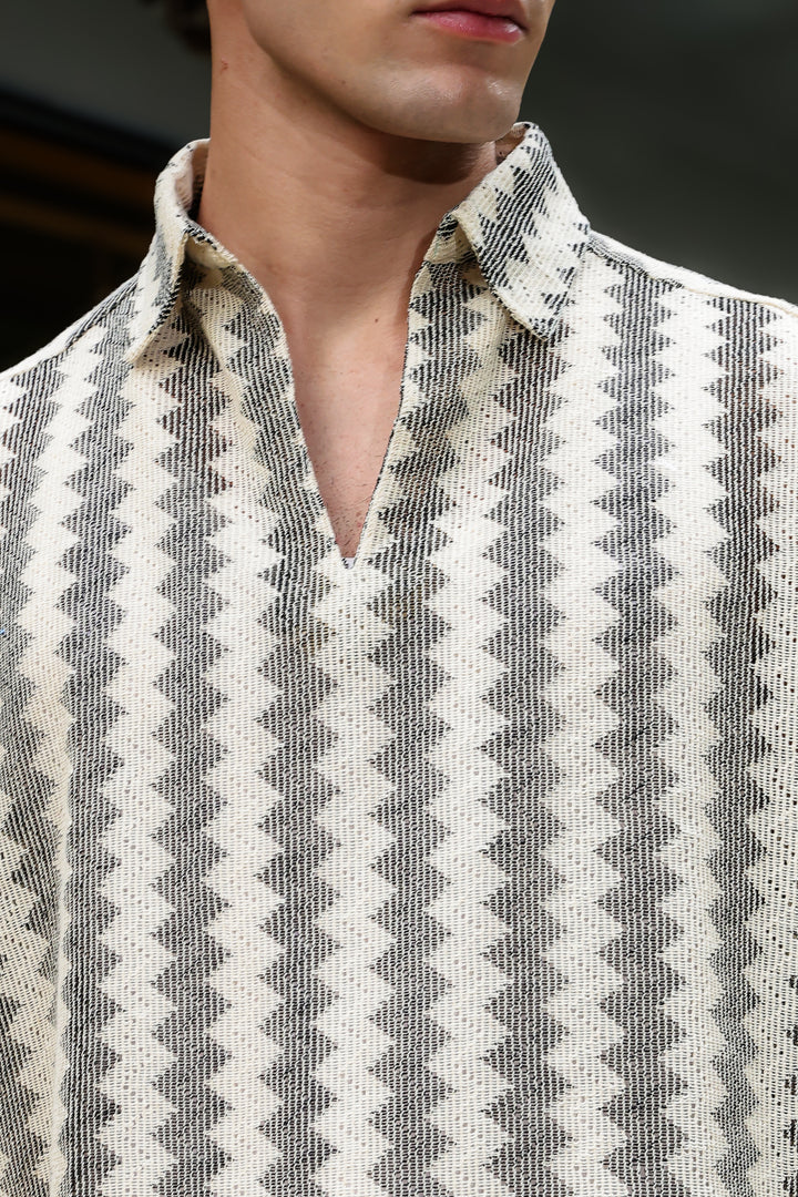 Short Sleeve: Modern Crochet Shirt