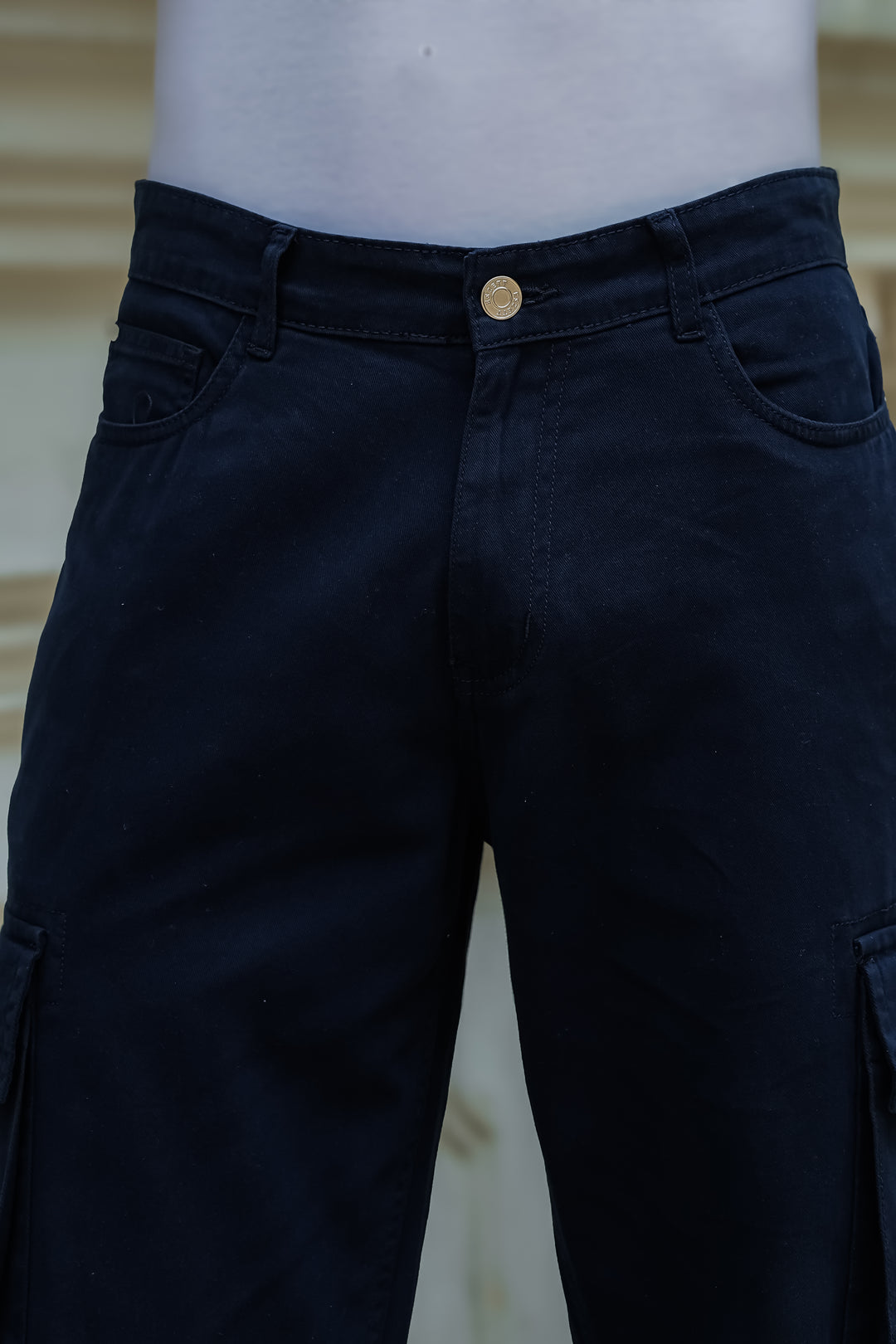 Essentials : Navy Cargo Pants