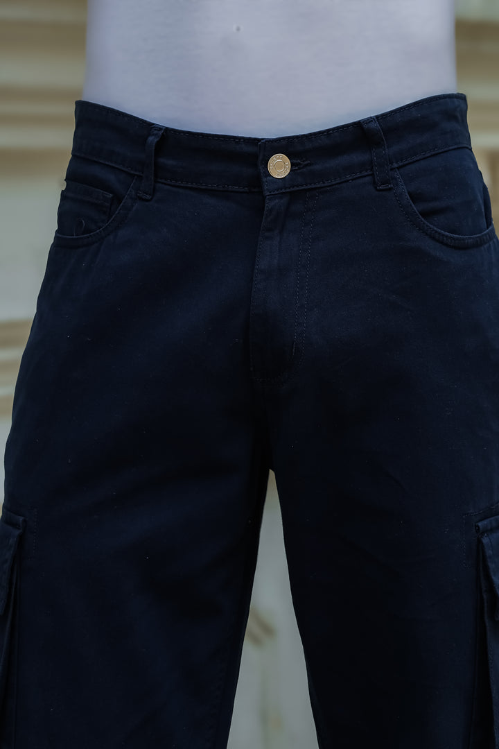 Essentials : Navy Cargo Pants