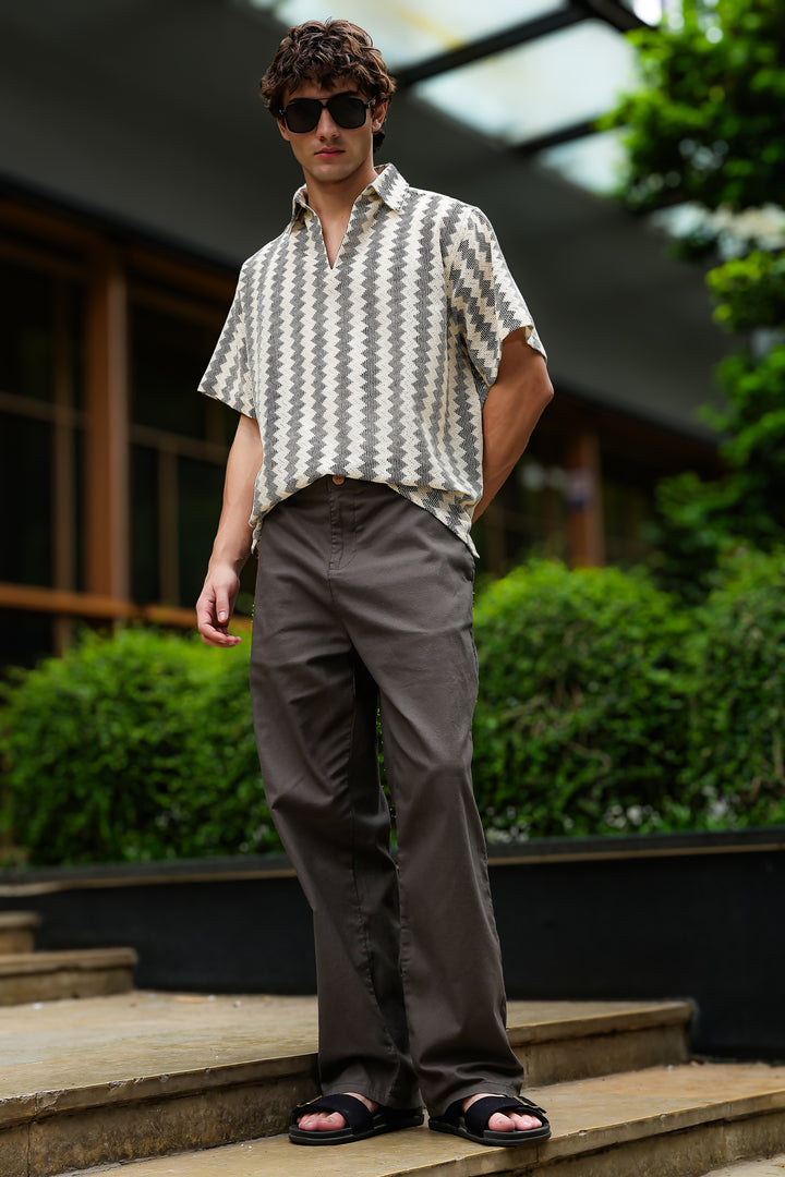 Short Sleeve: Modern Crochet Shirt