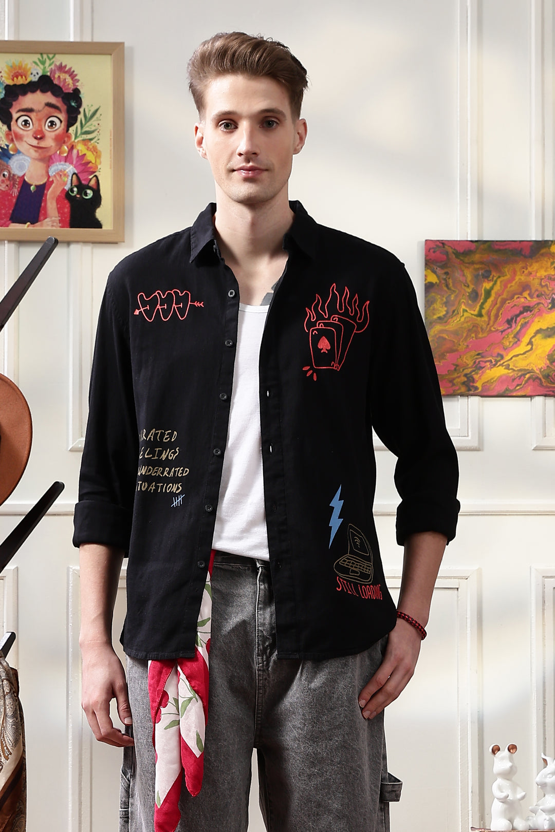 Denims: Scribble Shirt