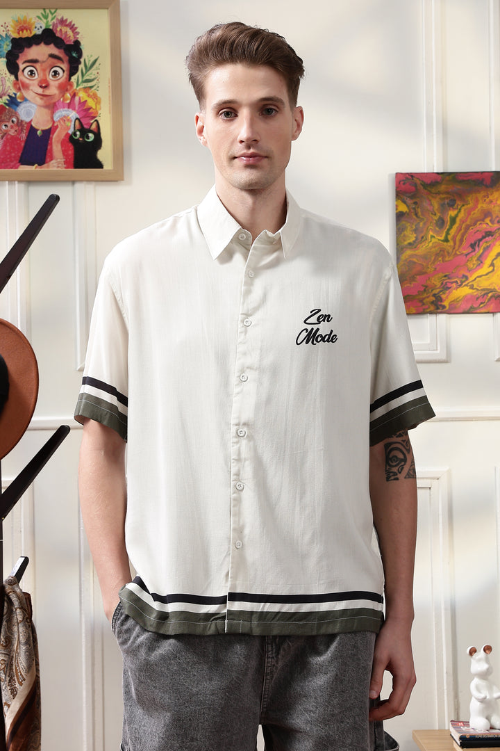 Zen Mode: Grey Oversized Shirt