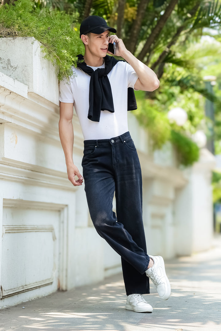 Denims: Black Baggy Jeans
