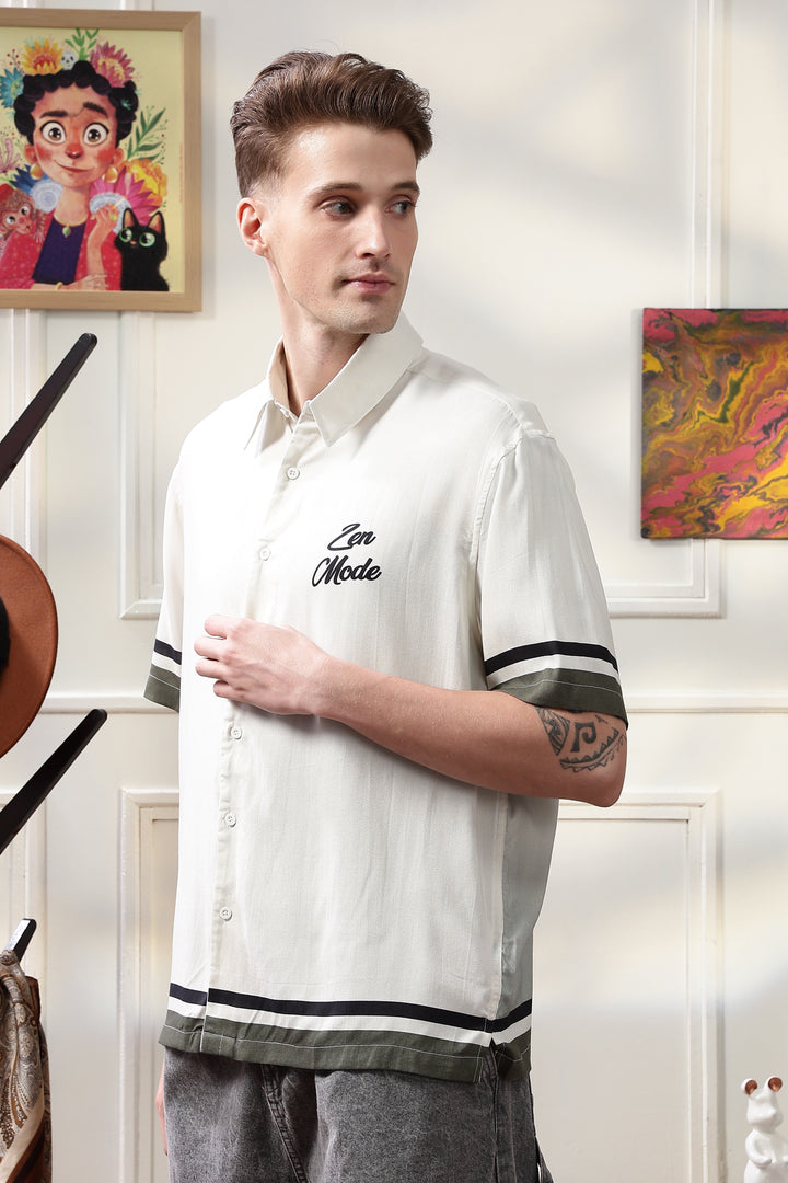 Zen Mode: Grey Oversized Shirt