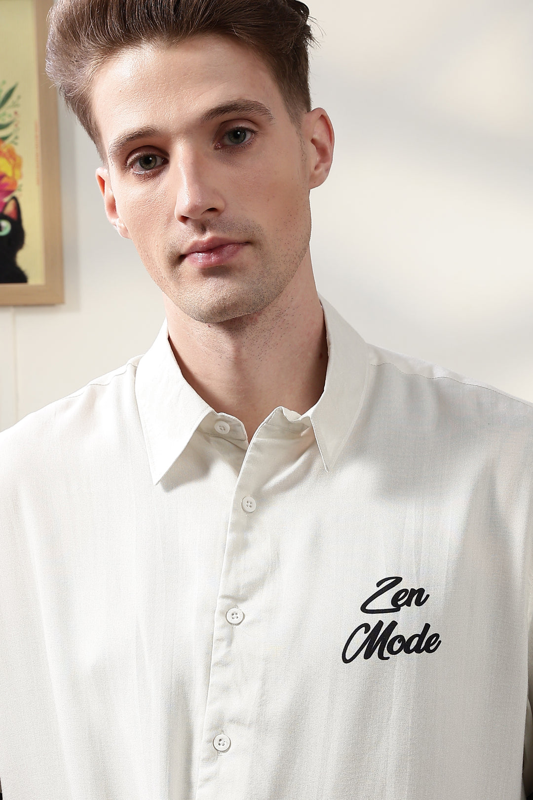 Zen Mode: Grey Oversized Shirt