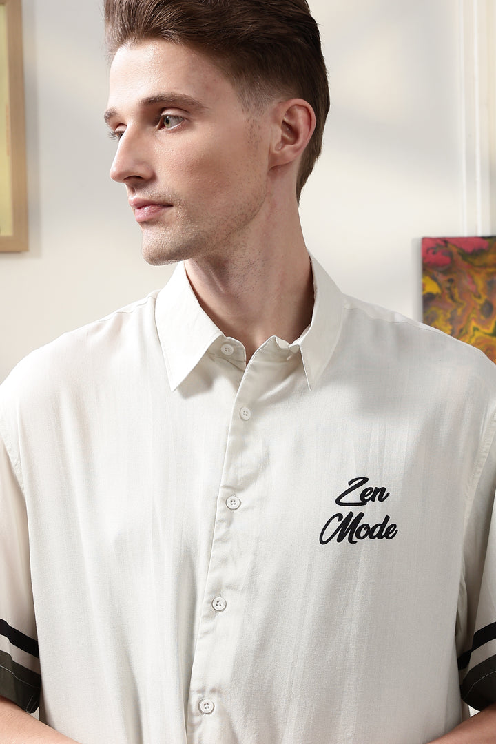 Zen Mode: Grey Oversized Shirt