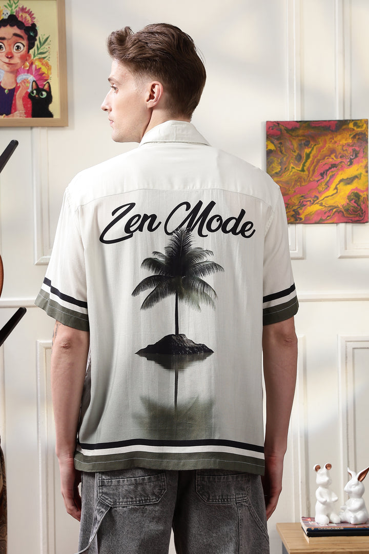 Zen Mode: Grey Oversized Shirt