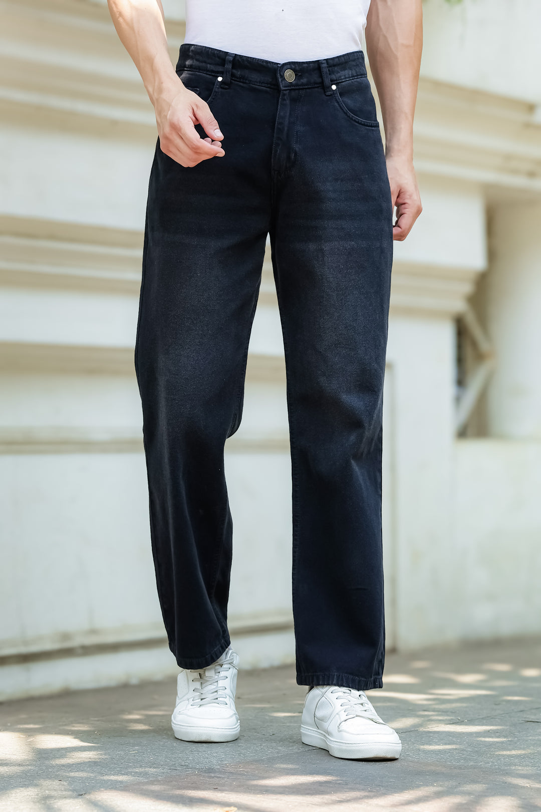 Denims: Black Baggy Jeans