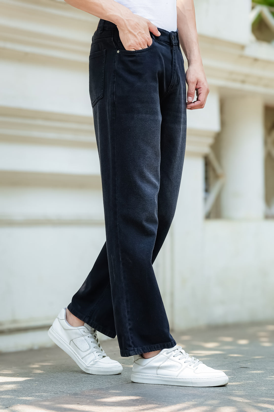 Denims: Black Baggy Jeans