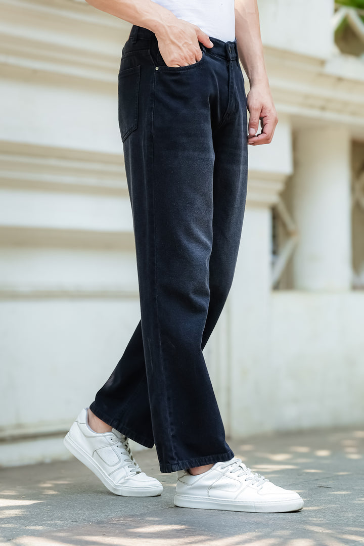 Denims: Black Baggy Jeans