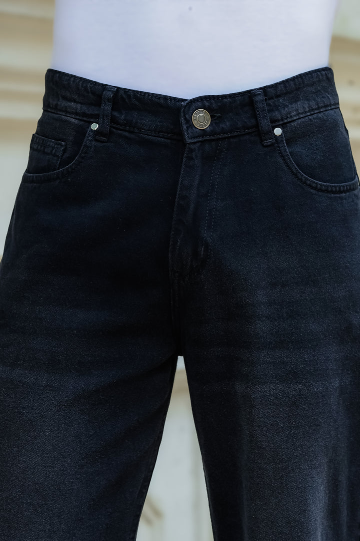 Denims: Black Baggy Jeans