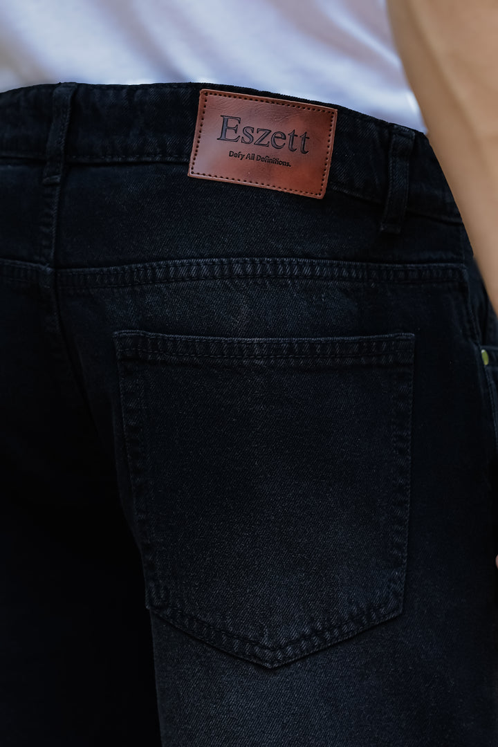 Denims: Black Baggy Jeans