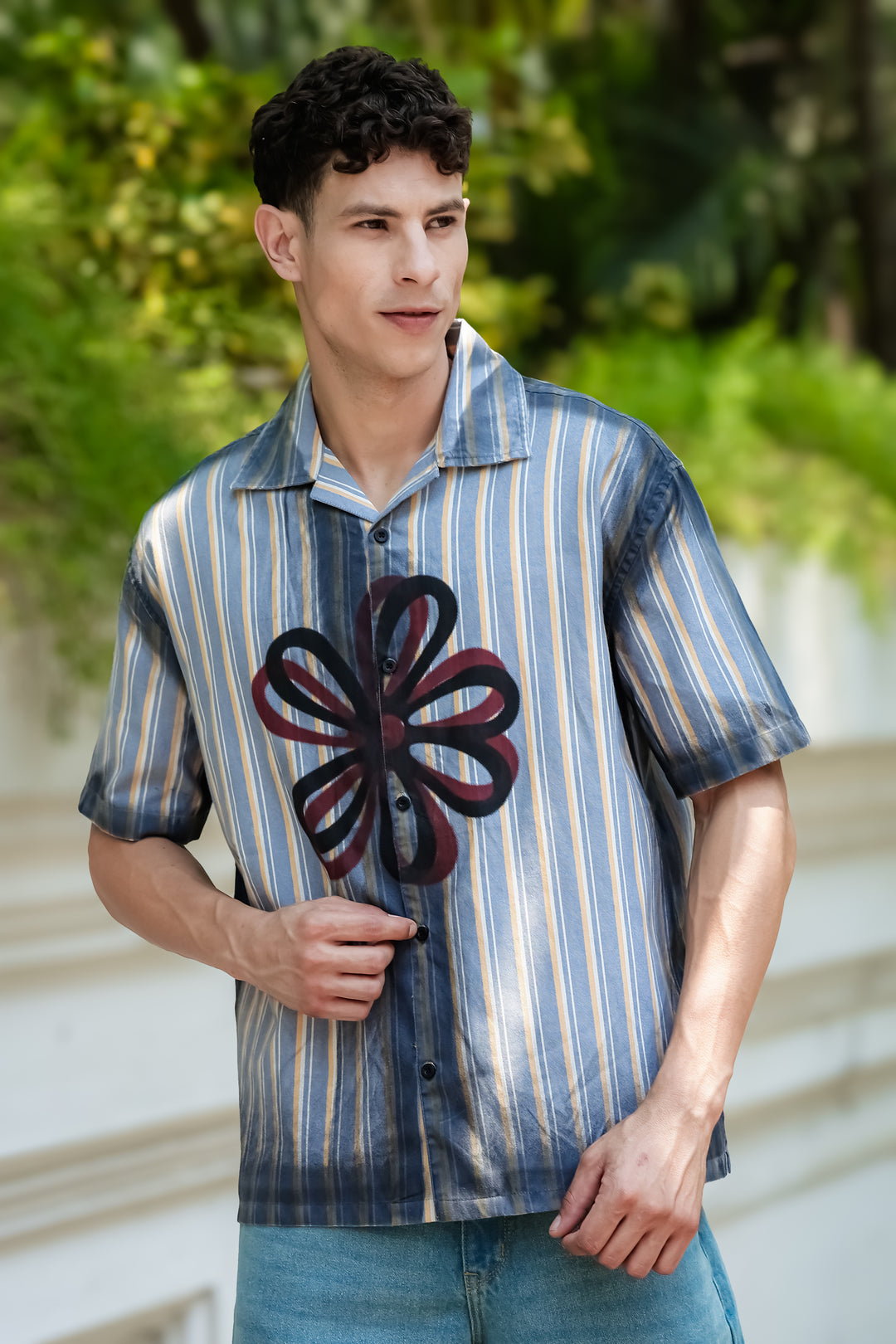 Flower Oversized Shirt