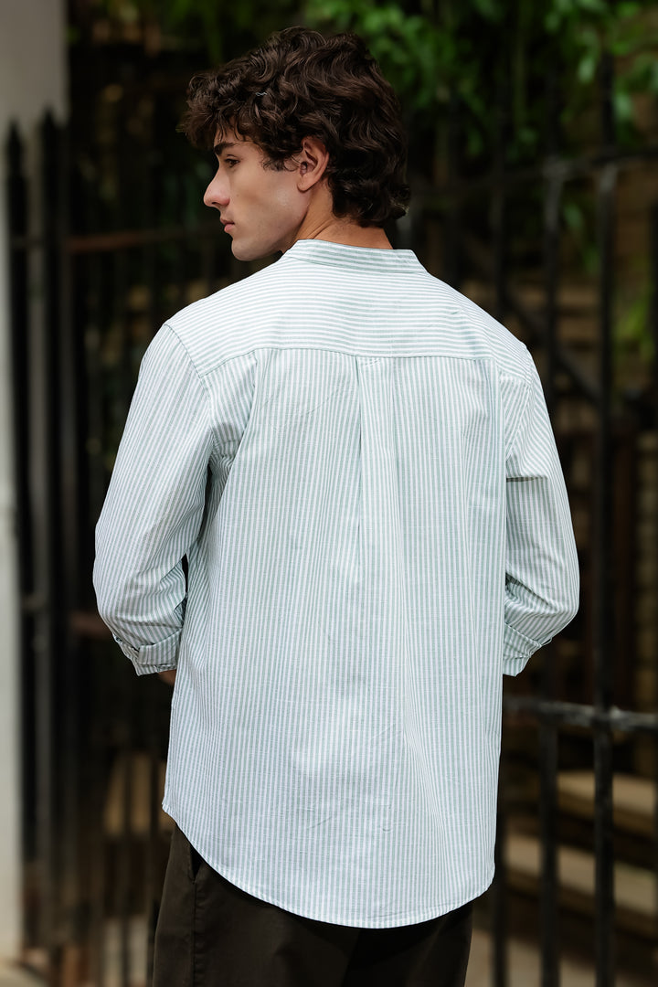 Coast: Mint Green Embroidery Shirt