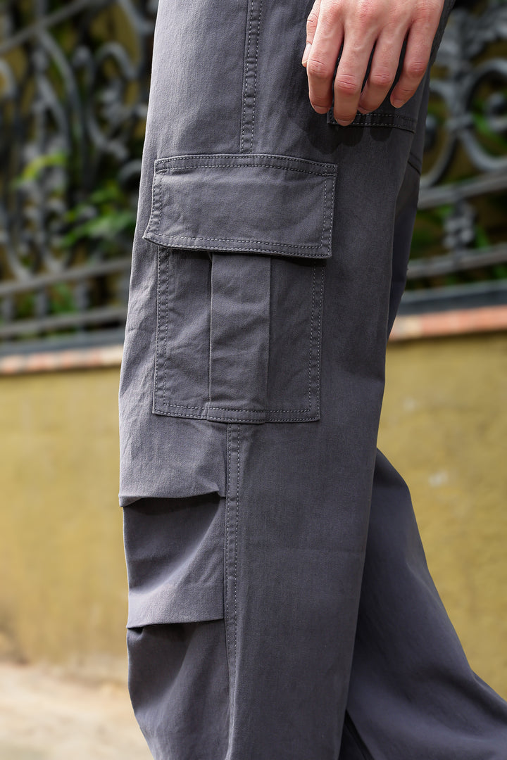 Parachute : Grey Baggy Cargo Pants