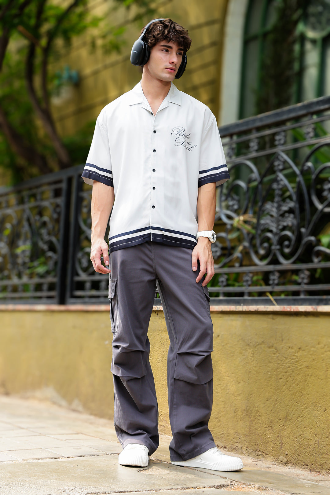Ride the Dark: Oversized Boxy Shirt