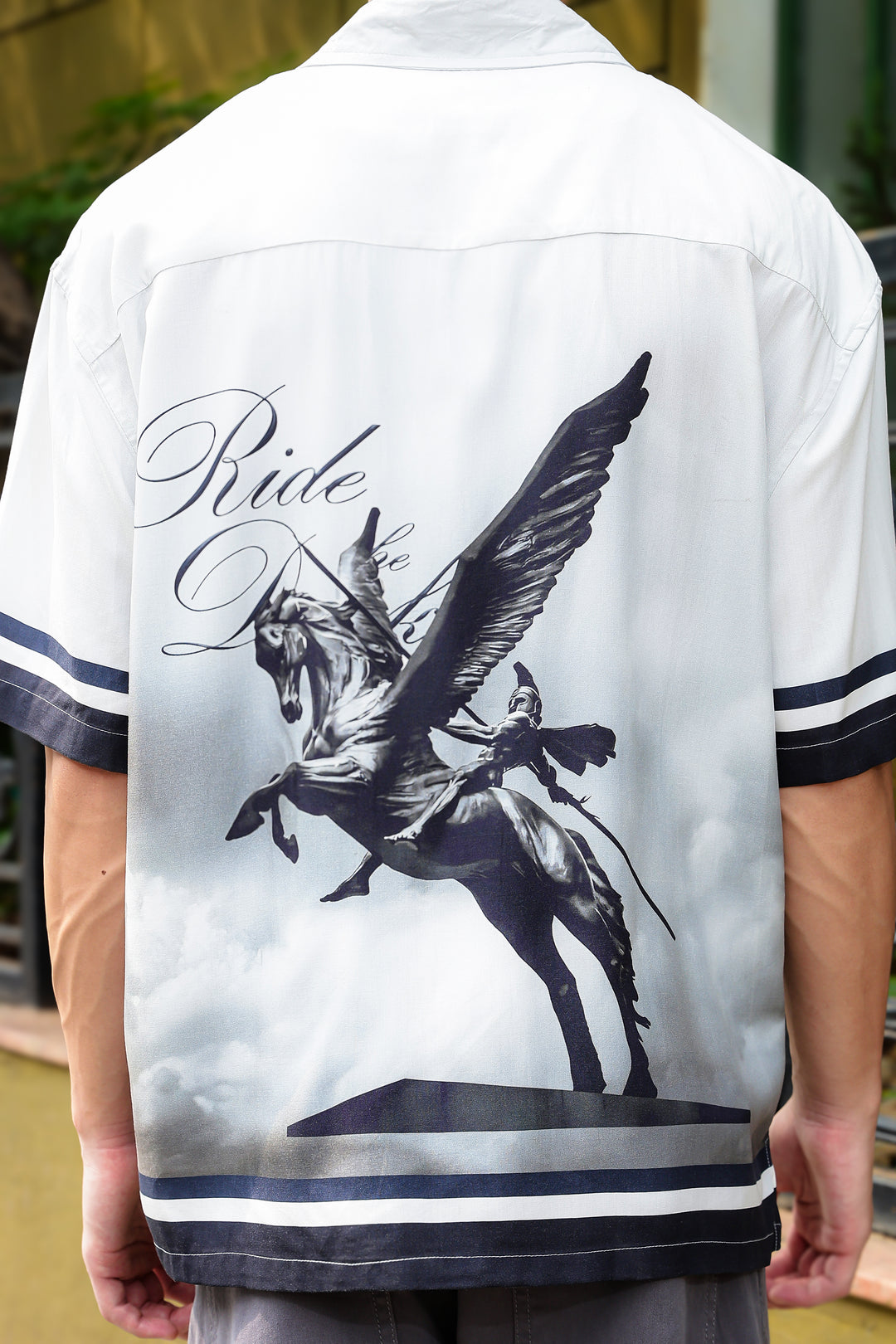 Ride the Dark: Oversized Boxy Shirt