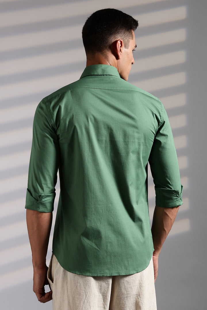 Forest Deer Embroidery Shirt