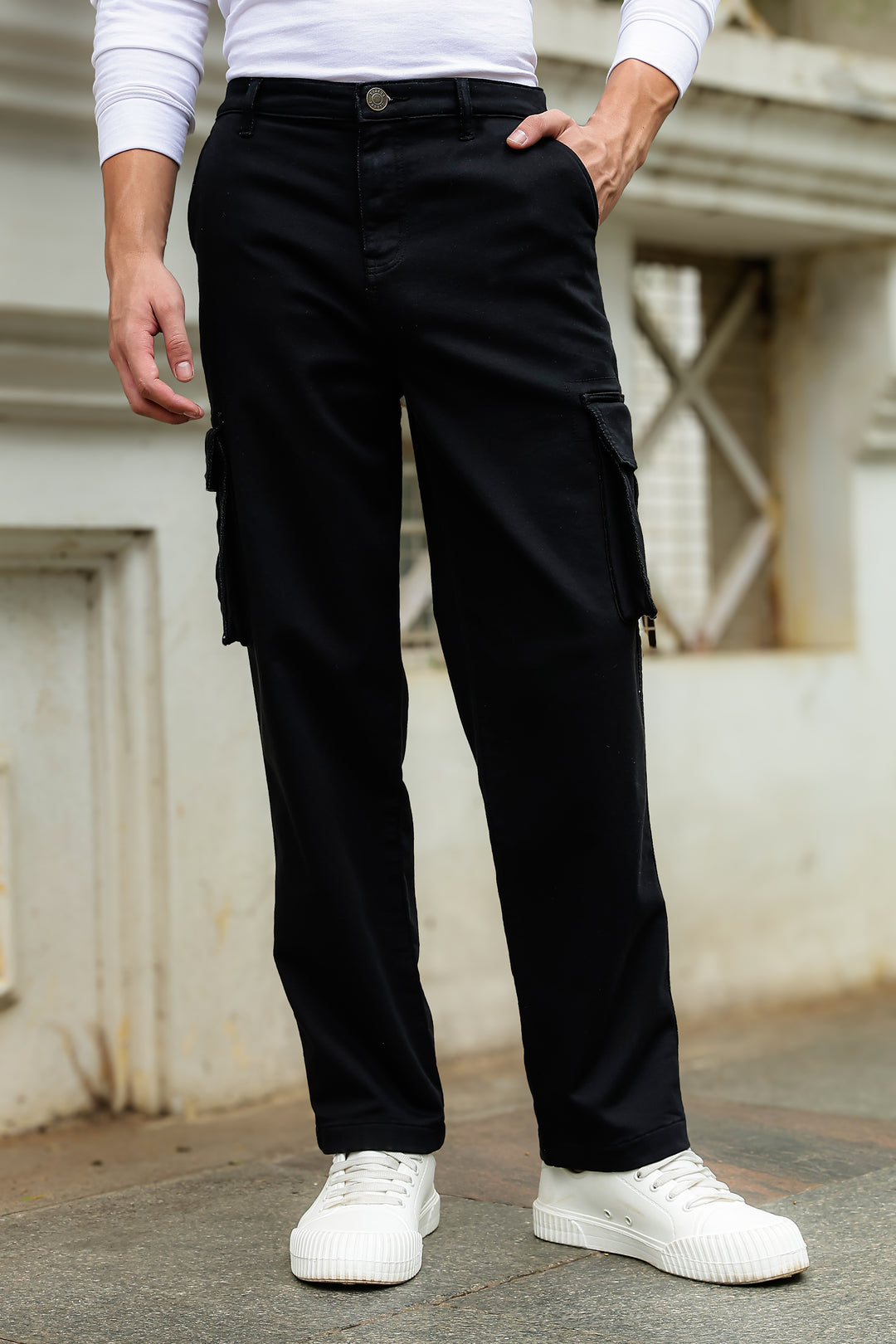 Basic Black Cargo Pants
