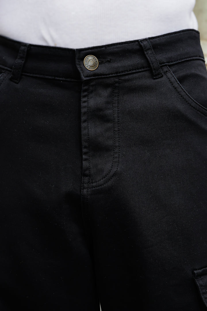 Classic: Black Twill Cargo Pants