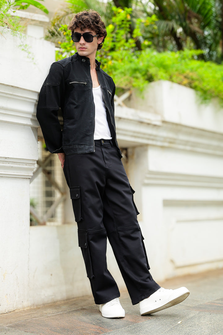Classic: Black Twill Cargo Pants