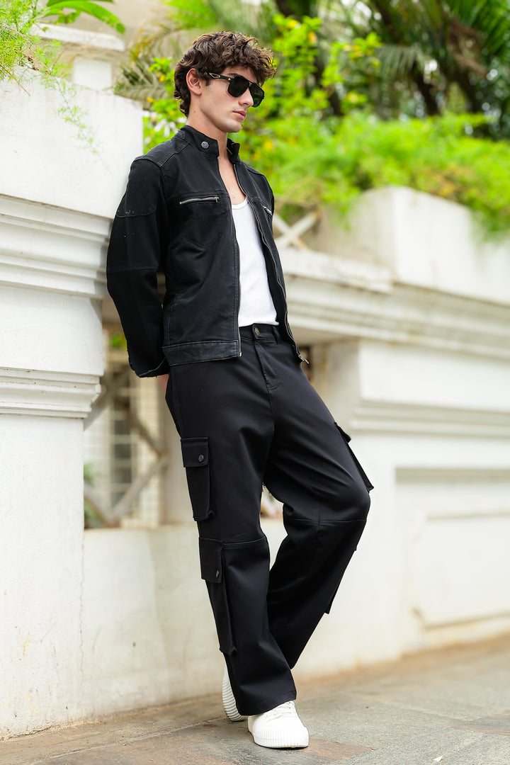 Classic: Black Twill Cargo Pants