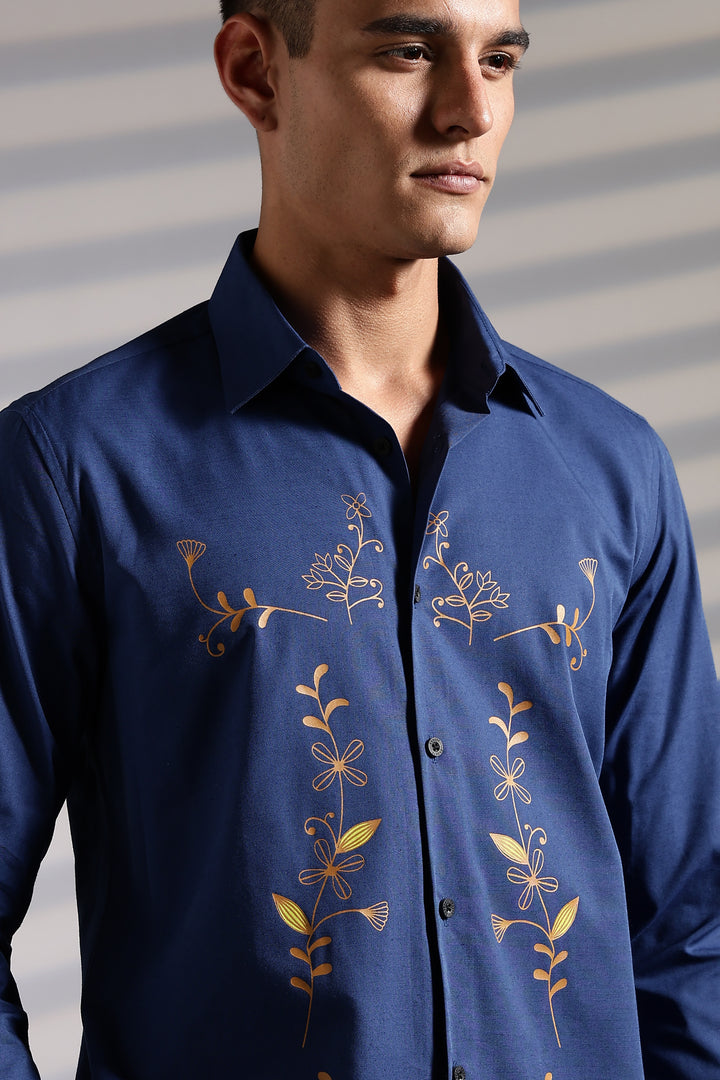 Isolated Navy Shirt