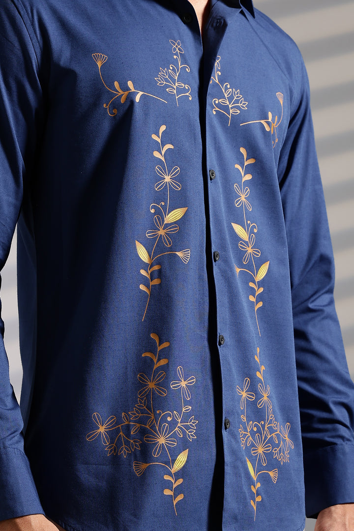 Isolated Navy Shirt