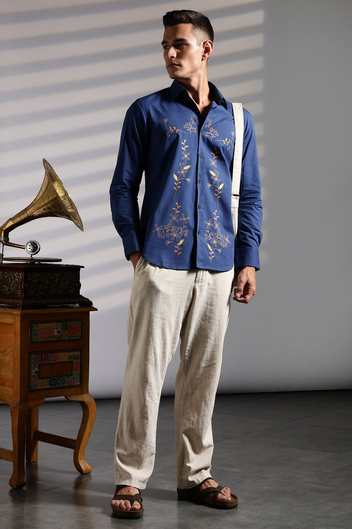 Isolated Navy Shirt