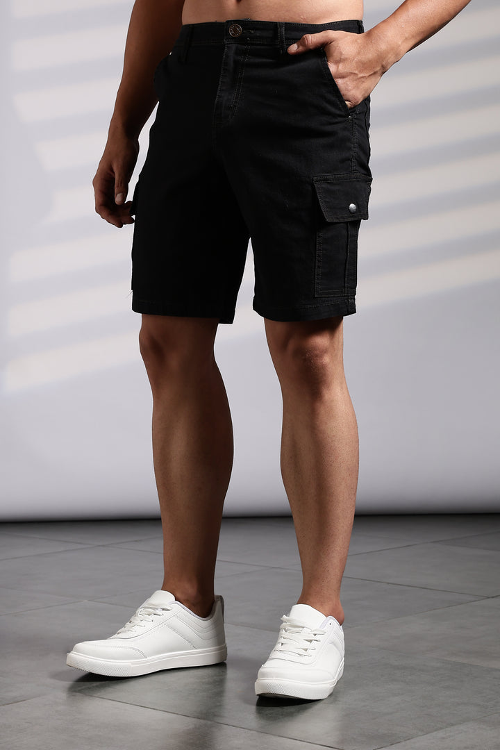 Regular Fit: Twin Pockets Cargo Shorts