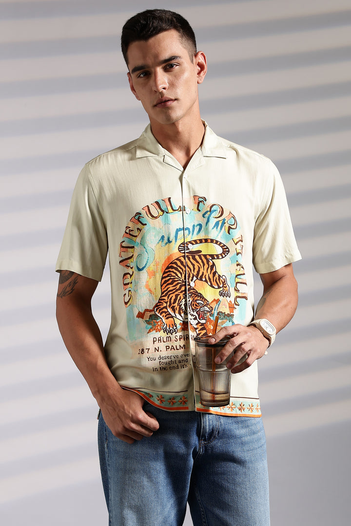 Florida: Printed Cuban Shirt