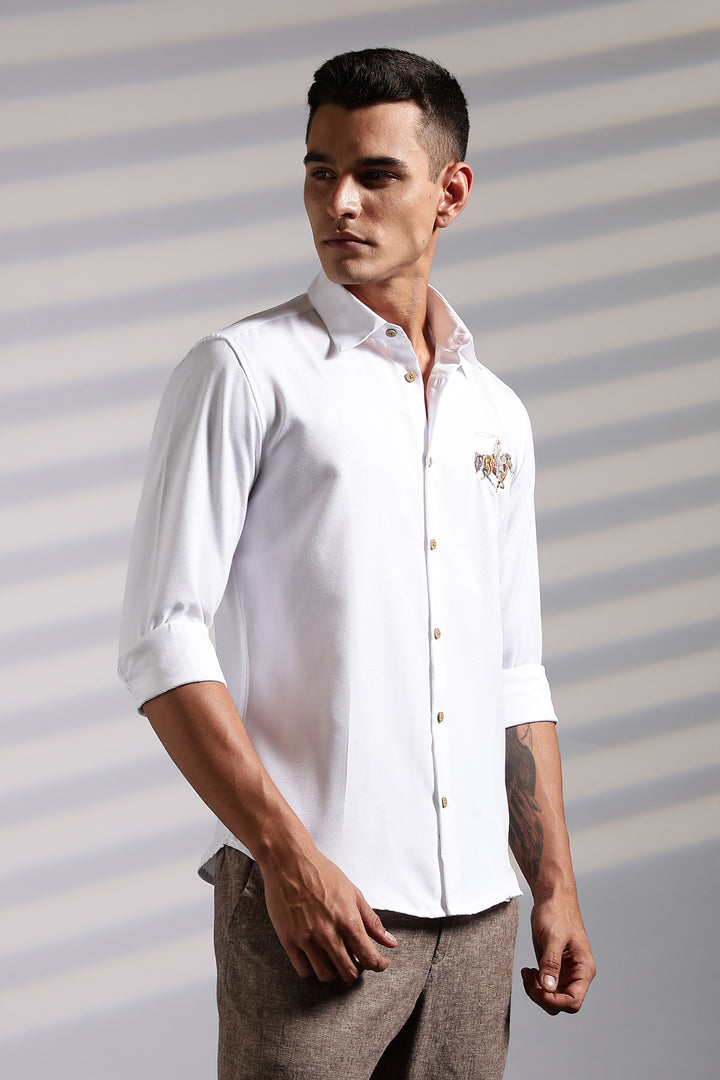Cowboy Embroidery Shirt