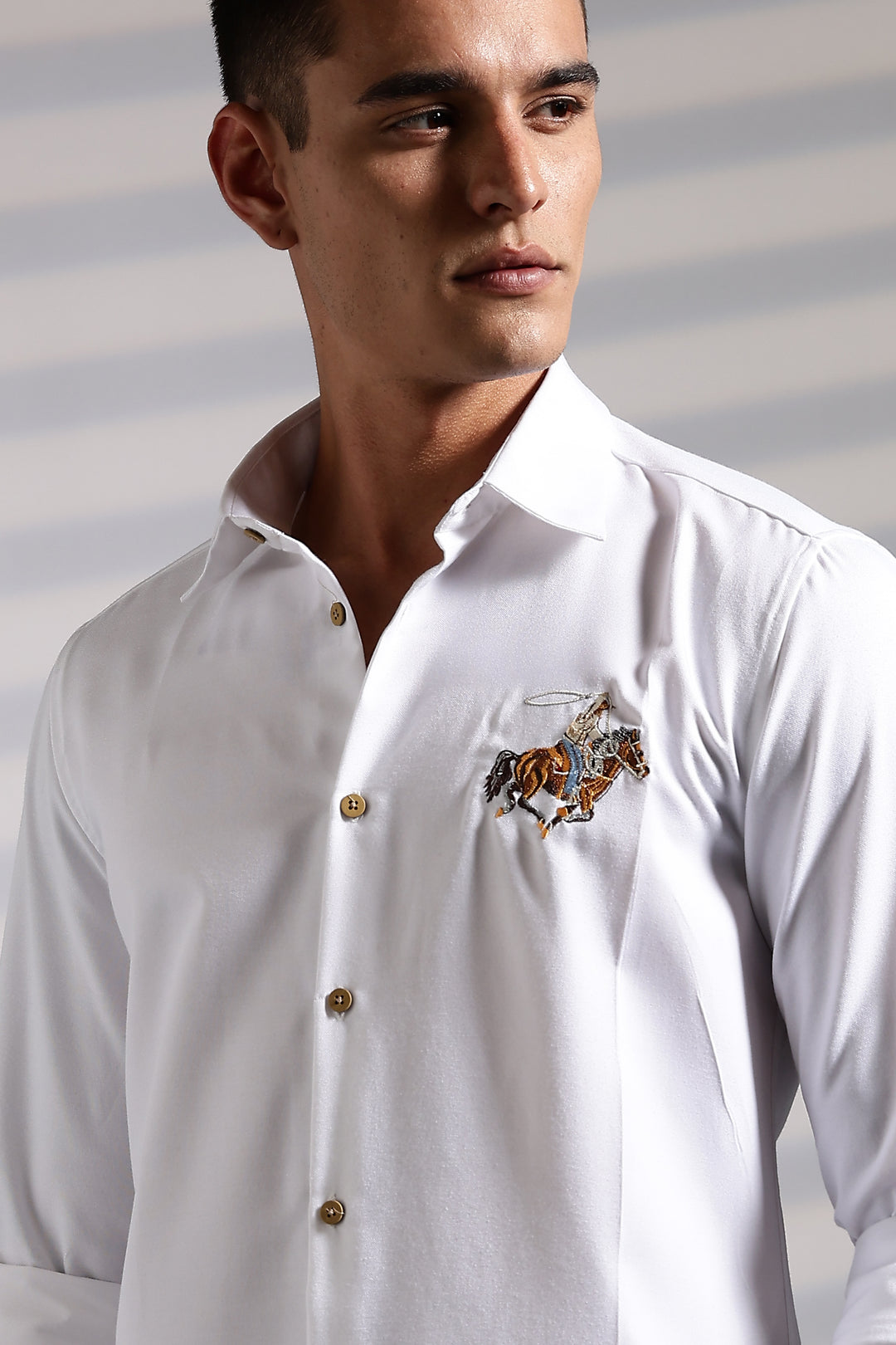 Cowboy Embroidery Shirt