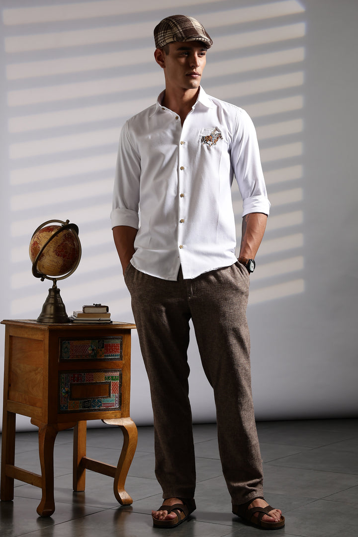 Cowboy Embroidery Shirt