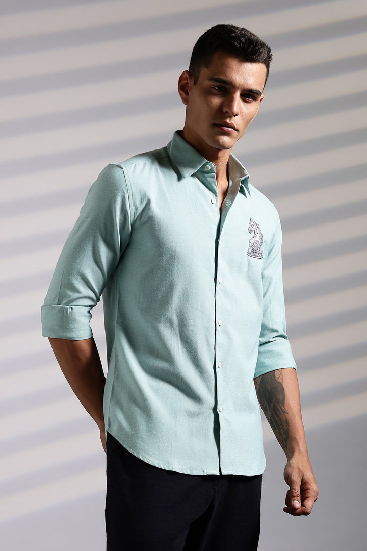 Chess Embroidery Shirt