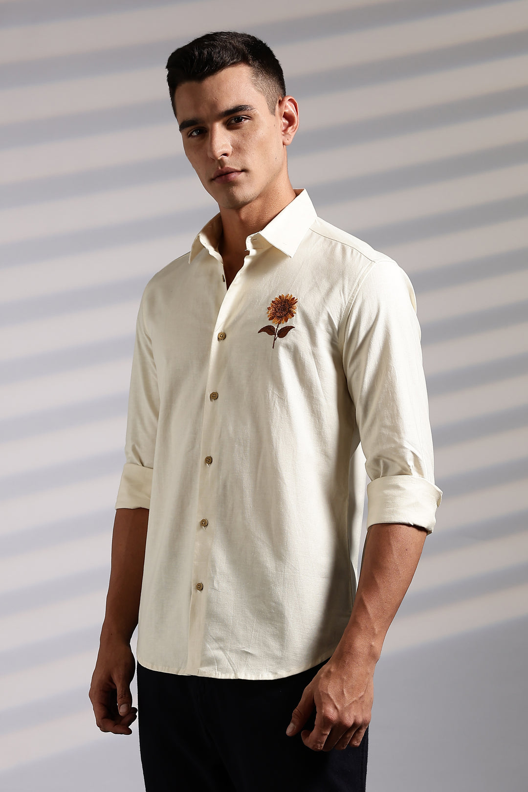 SUNFLOWER EMBROIDERY SHIRT