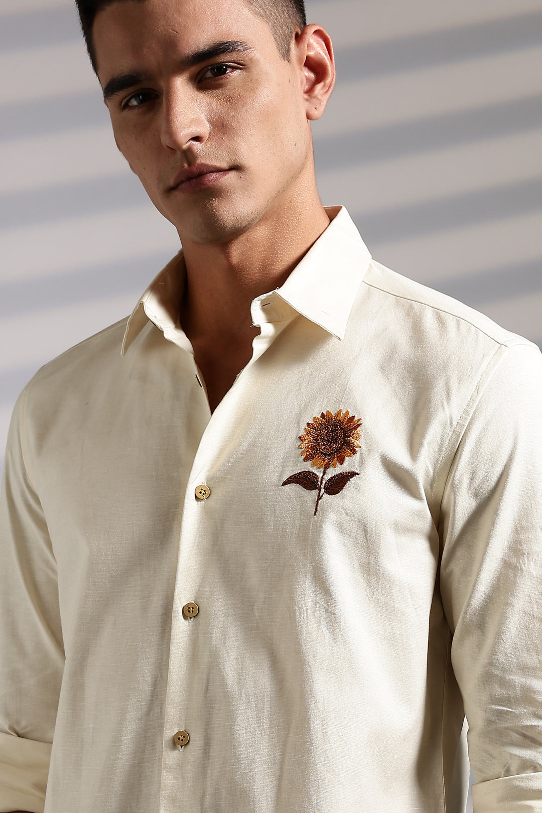 SUNFLOWER EMBROIDERY SHIRT