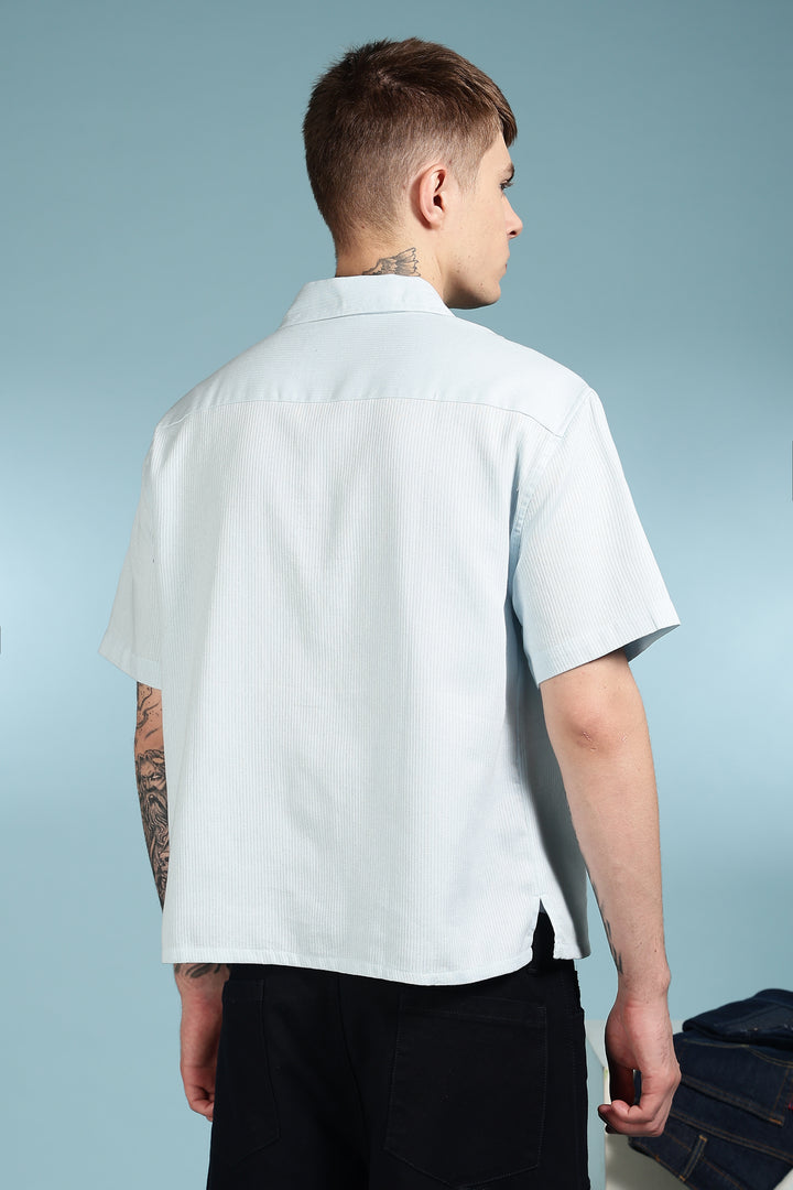 Trippy Shoes: Embroidery Boxy Fit Shirt