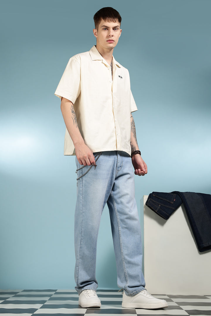 Finishing Line: Linen Cream Cuban Shirt