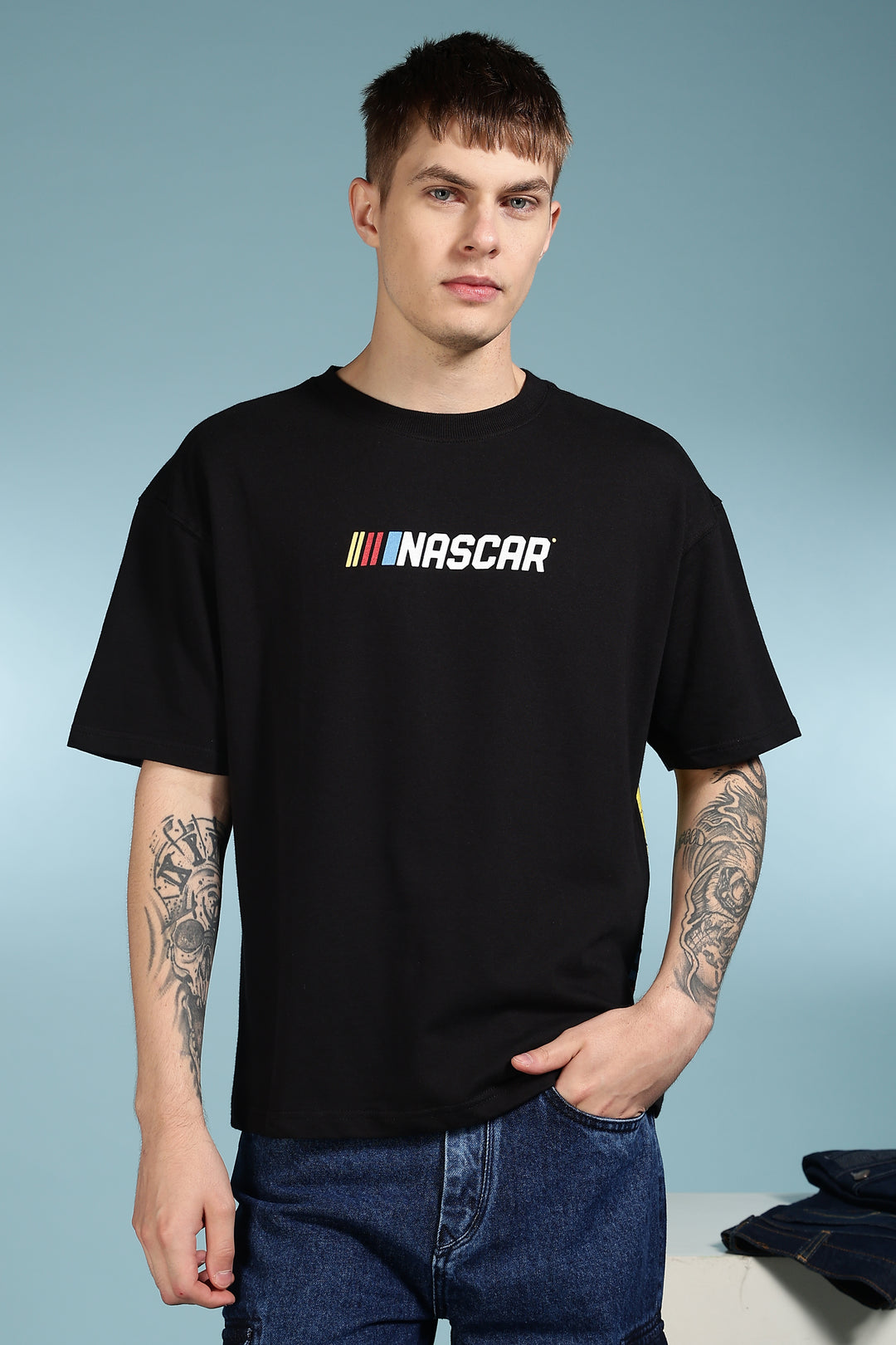 Nascar: Oversized Black T-shirt