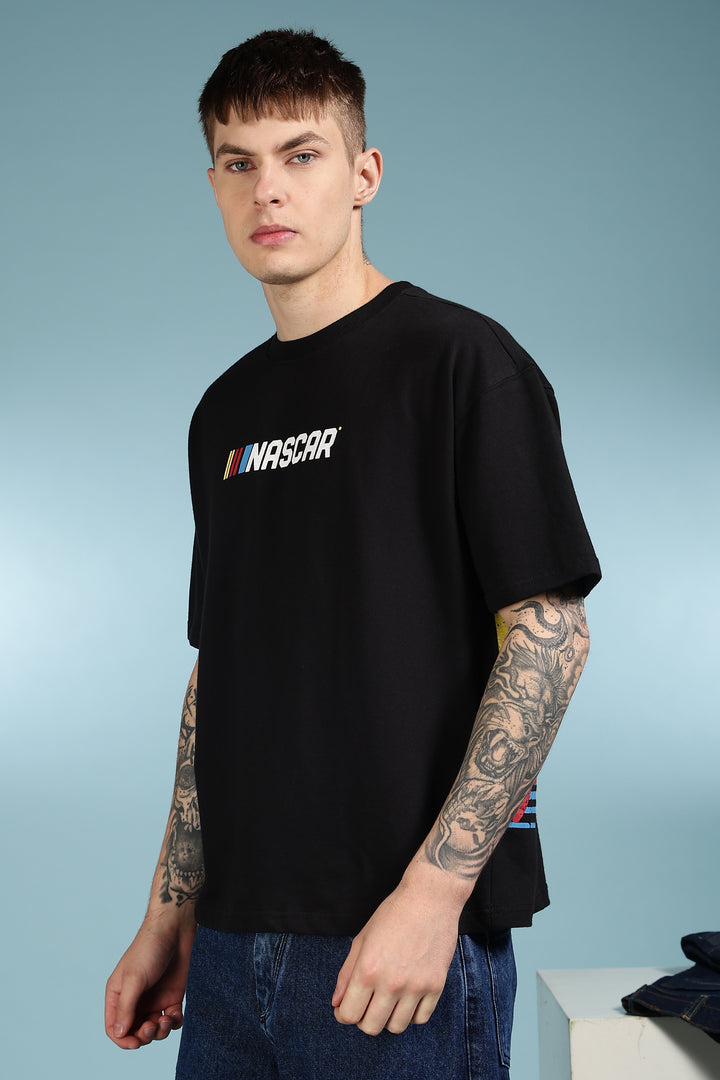Nascar: Oversized Black T-shirt