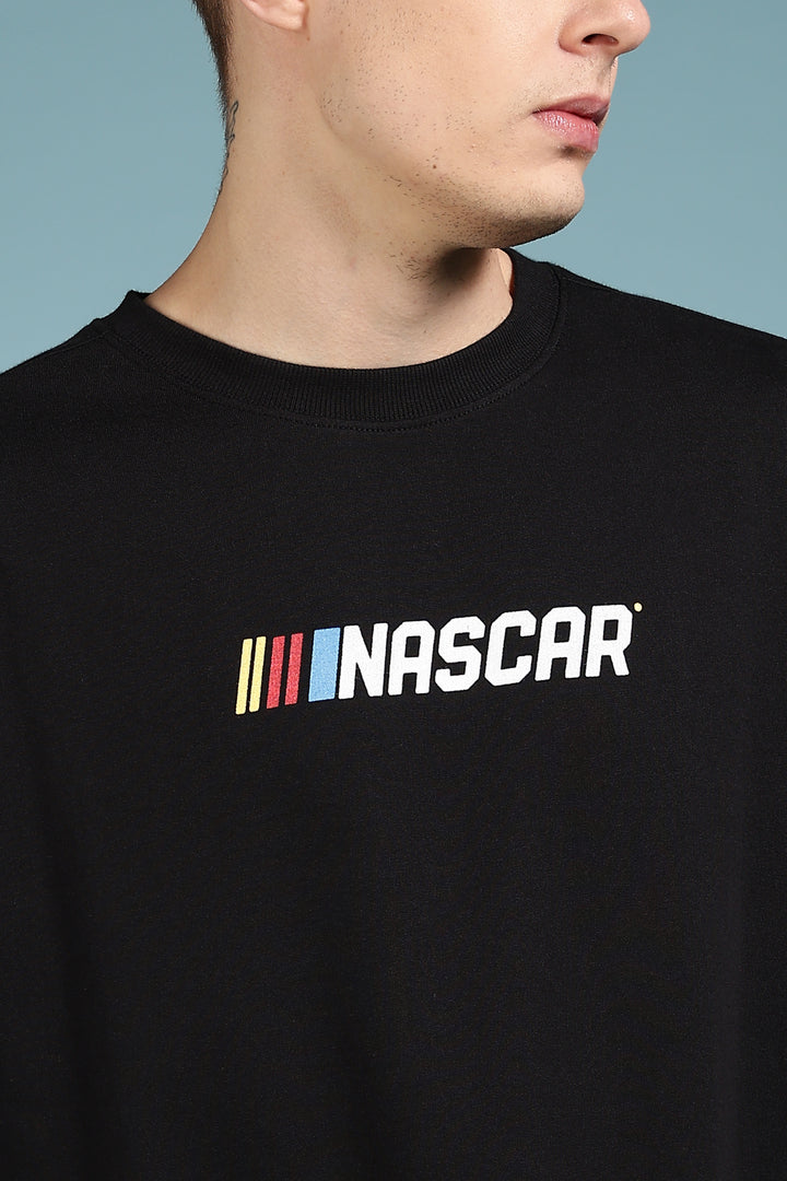Nascar: Oversized Black T-shirt