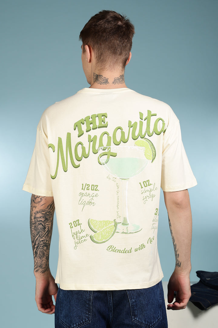 The Margarita: Cream Oversized T-shirt